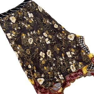 Nothing Matches Vintage Skirt Womens 1 Size Small Medium Boho Multi Color